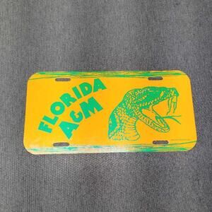 Vintage Florida A&M Rattlers License Plate FAMU HBCU Alumni WinCraft Sign